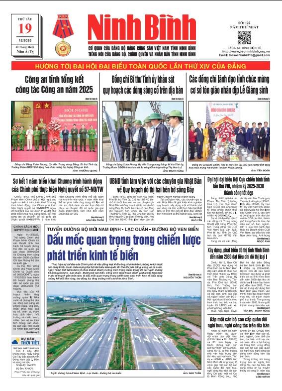 Ninh Bình thời sự số 122 (19/12/2025)