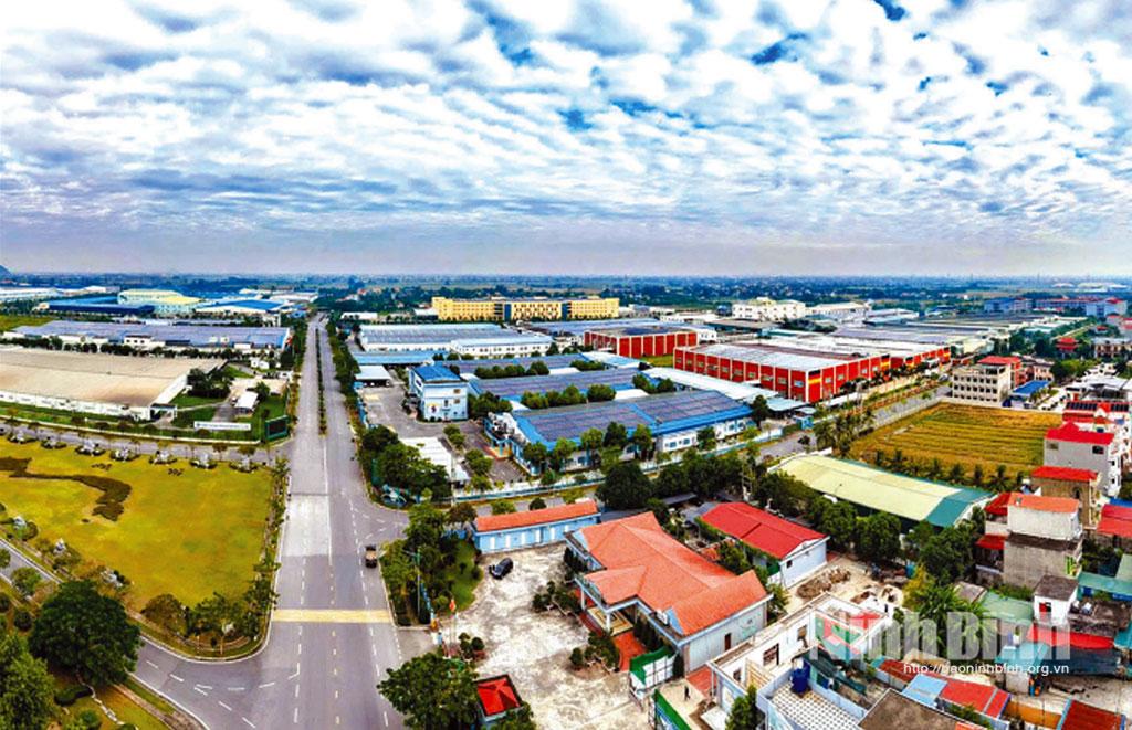 Một góc Khu công nghiệp Bảo Minh. Ảnh: Ngọc Linh