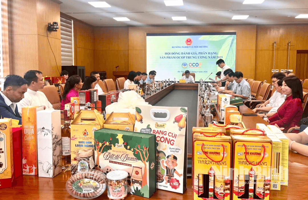 Đợt đánh giá, phân hạng lần này, cả nước có 40 sản phẩm được công nhận đạt tiêu chuẩn OCOP 5 sao, trong đó tỉnh Ninh Bình có 2 sản phẩm.