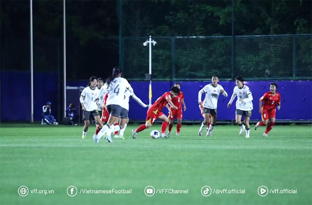 U17 nữ Việt Nam thua 0-3 trước U17 nữ Trung Quốc. (Nguồn: VFF)
