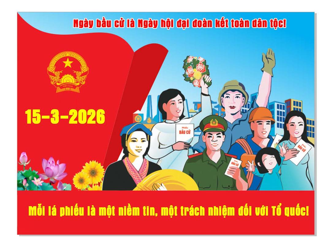 Ngày bầu cử đại biểu Quốc hội khóa XVI và đại biểu HĐND các cấp nhiệm kỳ 2026-2031 được tiến hành vào Chủ nhật, ngày 15 tháng 3 năm 2026. (Ảnh: Trang thông tin điện tử Quảng Ninh)