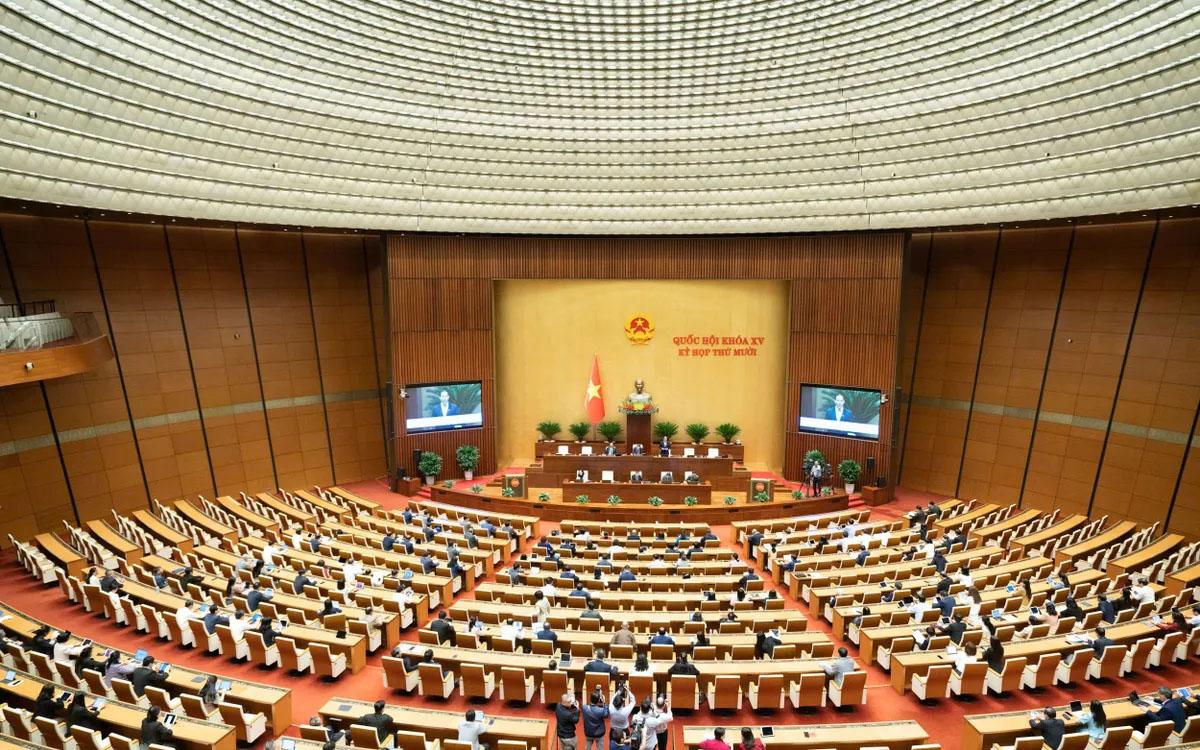 Ảnh: Kỳ họp thứ 10, Quốc hội khóa XV.