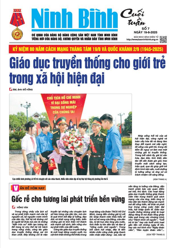 Ninh Bình cuối tuần số 7 (16/8/2025)