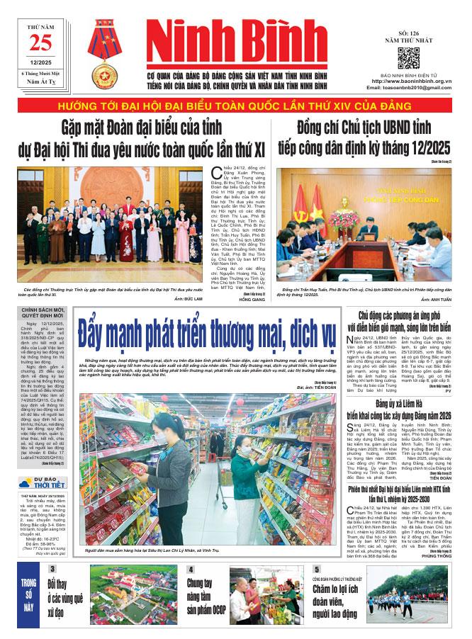 Ninh Bình thời sự số 126 (25/12/2025)