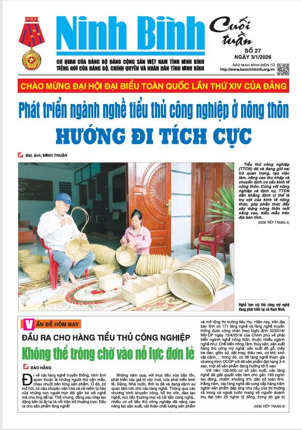Ninh Bình cuối tuần số 27 (3/1/2026)