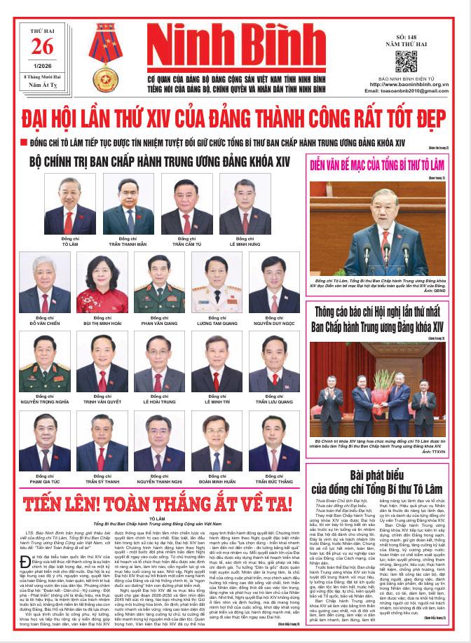 Ninh Bình thời sự số 148 (26/1/2026)