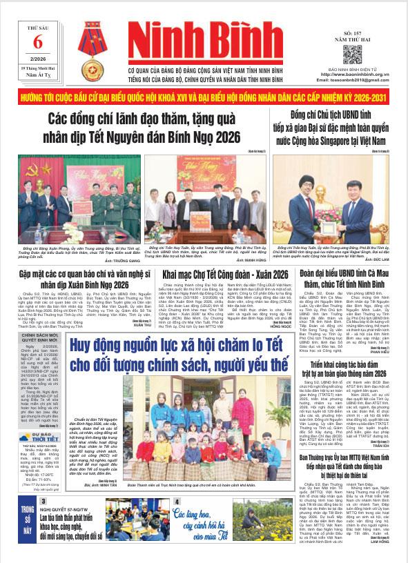 Ninh Bình thời sự số 157 (6/2/2026)