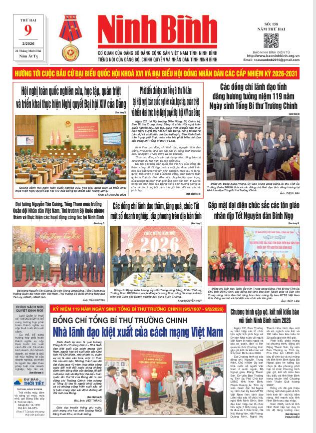 Ninh Bình thời sự số 158 (9/2/2026)