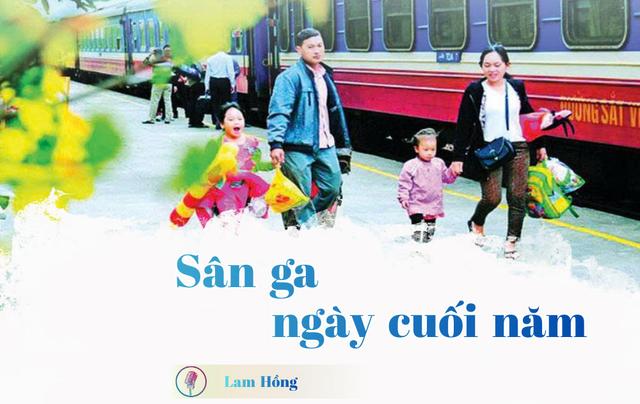 Sân ga ngày cuối năm