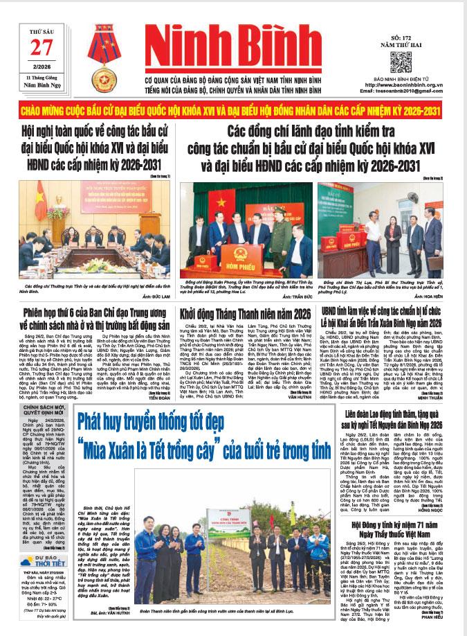 Ninh Bình thời sự số 172 (27/2/2026)