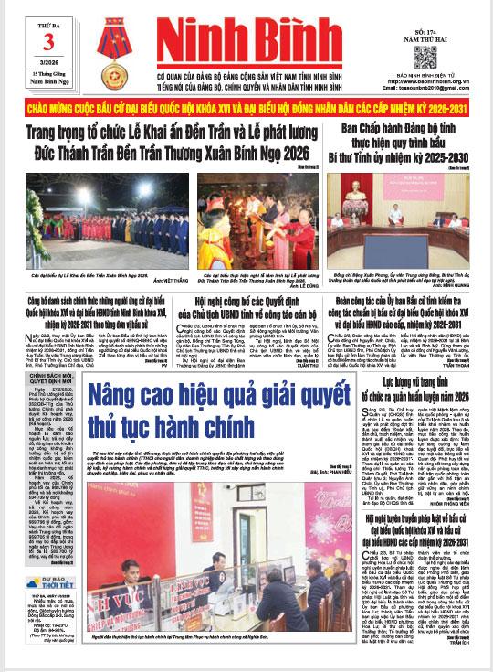 Ninh Bình thời sự số 174 (3/3/2026)