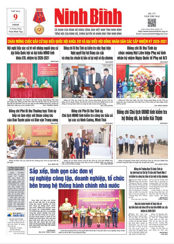 Ninh Bình thời sự số 178 (9/3/2026)