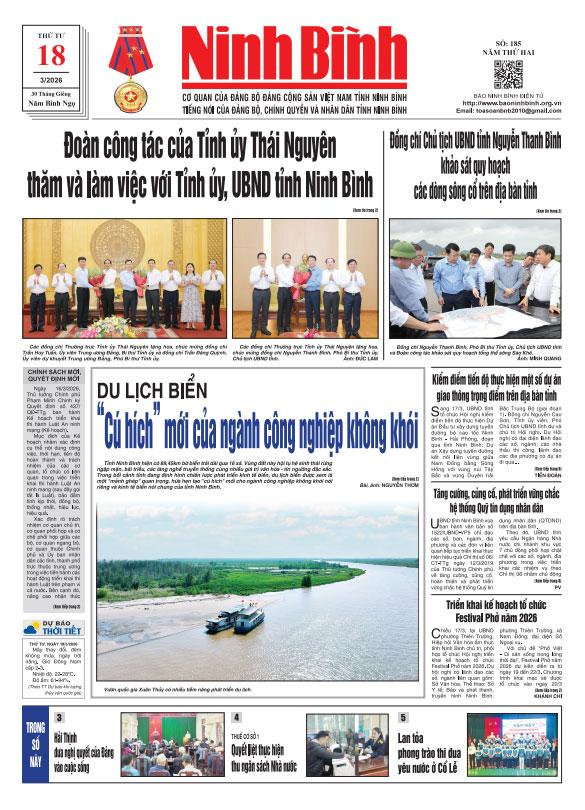 Ninh Bình thời sự số 185 (18/3/2026)