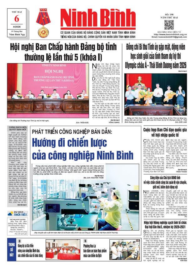 Ninh Bình thời sự số 198 (6/4/2026)