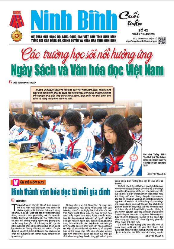 Ninh Bình cuối tuần số 42 (18/4/2026)