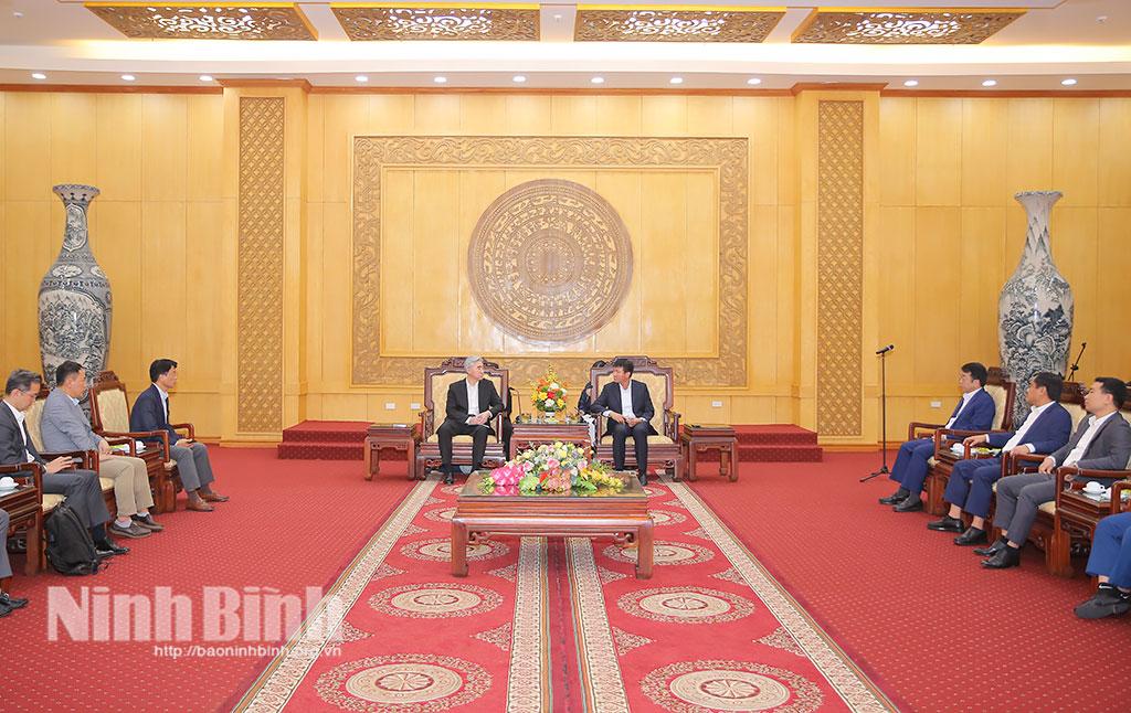 Quang cảnh buổi tiếp.