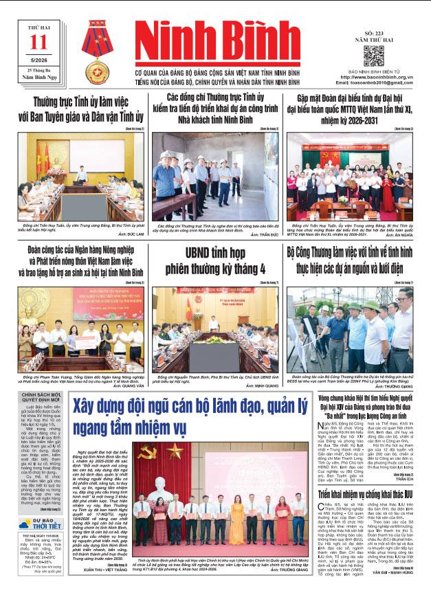 Ninh Bình thời sự số 223 (11/5/2026)