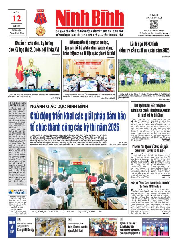 Ninh Bình thời sự số 224 (12/5/2026)