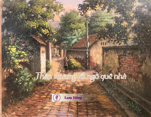 Thân thương lối ngõ quê nhà