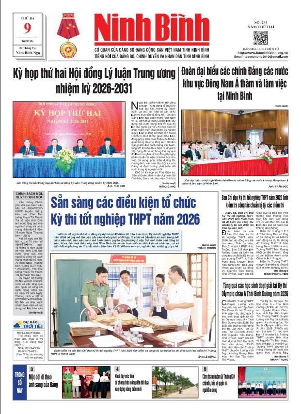 Ninh Bình thời sự số 244 (9/6/2026)