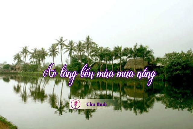 Ao làng bốn mùa mưa nắng