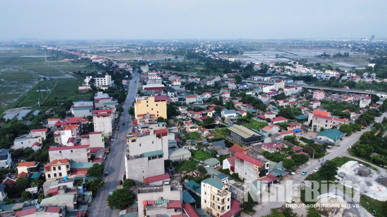 Một góc xã Ý Yên hôm nay.