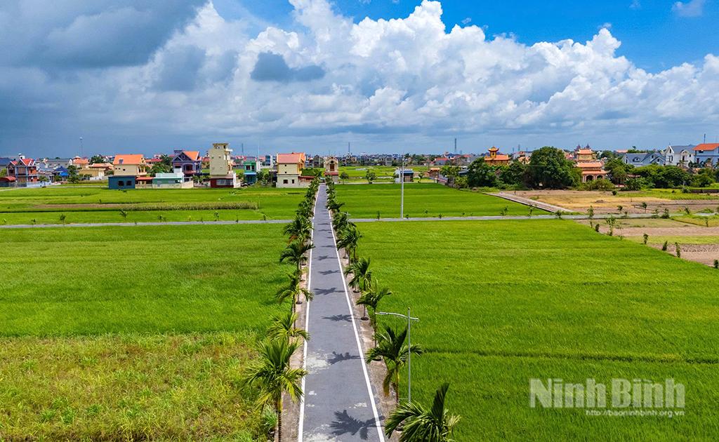 Rộng dài những con đường nông thôn mới tại xã Giao Ninh.