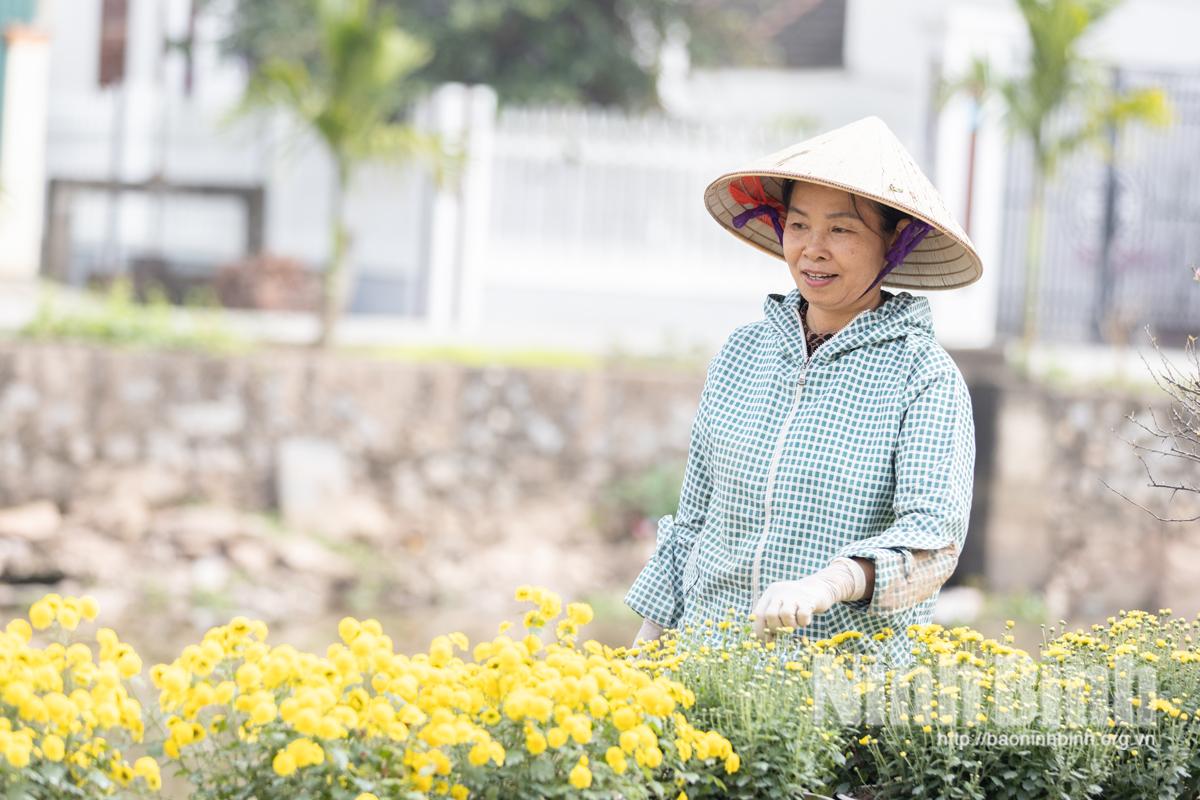Chị Nguyễn Thị Oanh, Chi hội trưởng Chi hội Phụ nữ thôn Như Sơn, xã Chất Bình, tỉnh Ninh Bình.