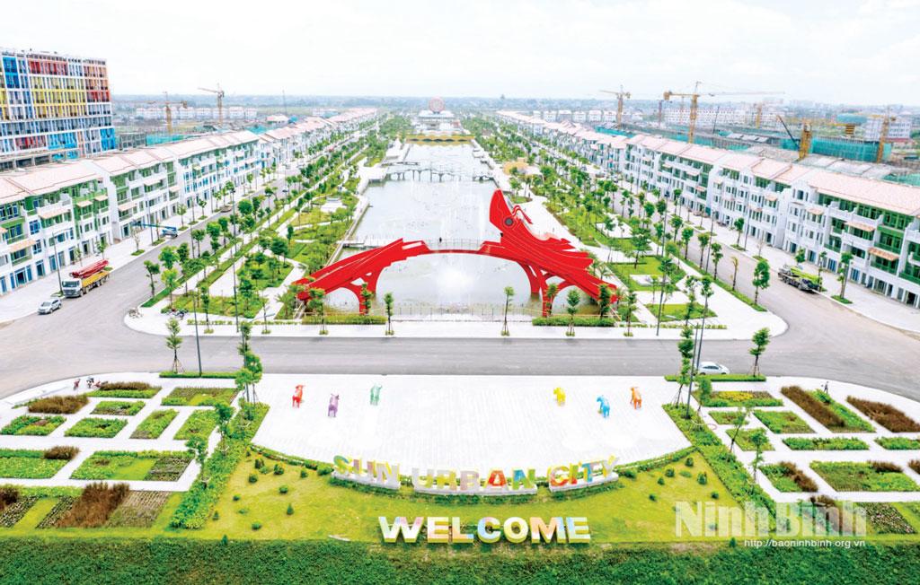 Quảng trường công viên lễ hội thuộc dự án của Tập đoàn SUN GROUP, phường Hà Nam. Ảnh: Anh Tuấn