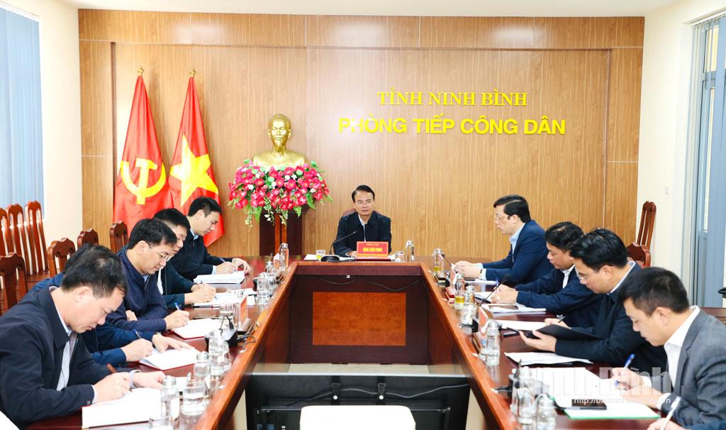 Quang cảnh phiên tiếp công dân.