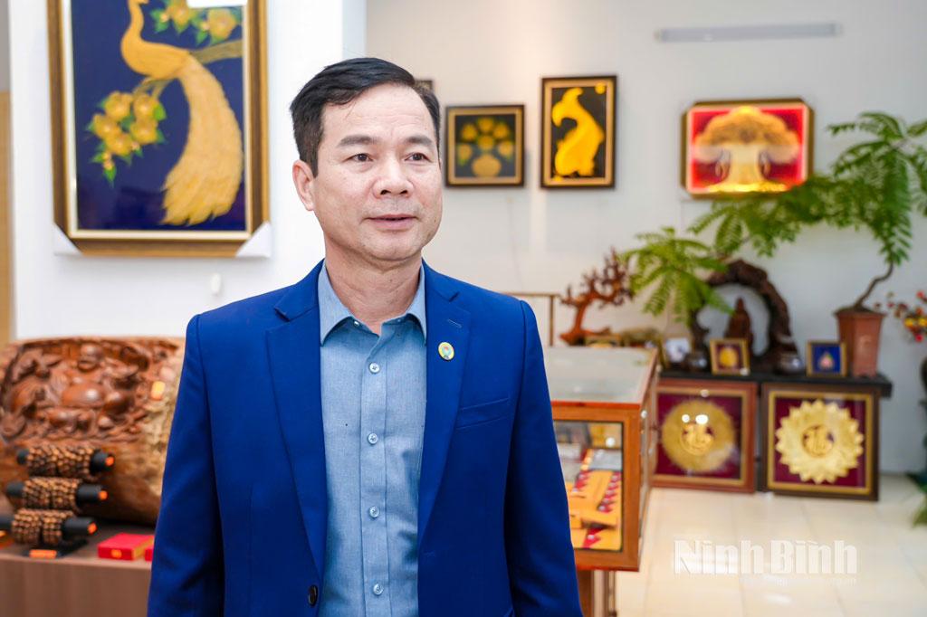 Ông Đỗ Xuân Trường, Ủy viên BCH Liên minh HTX Việt Nam, Chủ tịch Liên minh Hợp tác xã (HTX) tỉnh Ninh Bình. Ảnh: Nguyễn Huy.