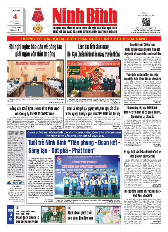 Ninh Bình thời sự số 111 (4/12/2025)