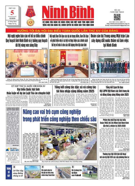 Ninh Bình thời sự số 112 (5/12/2025)