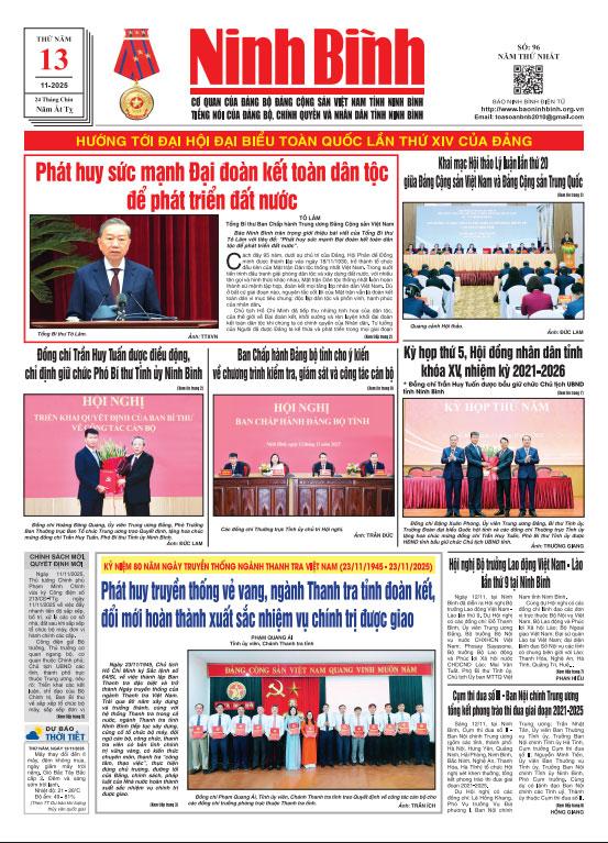 Ninh Bình thời sự số 96 (13/11/2025)