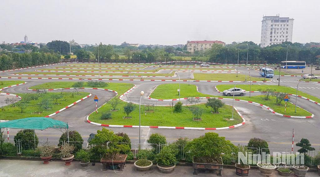 Toàn cảnh trường trung cấp nghề Giao thông vận tải tỉnh Ninh Bình.