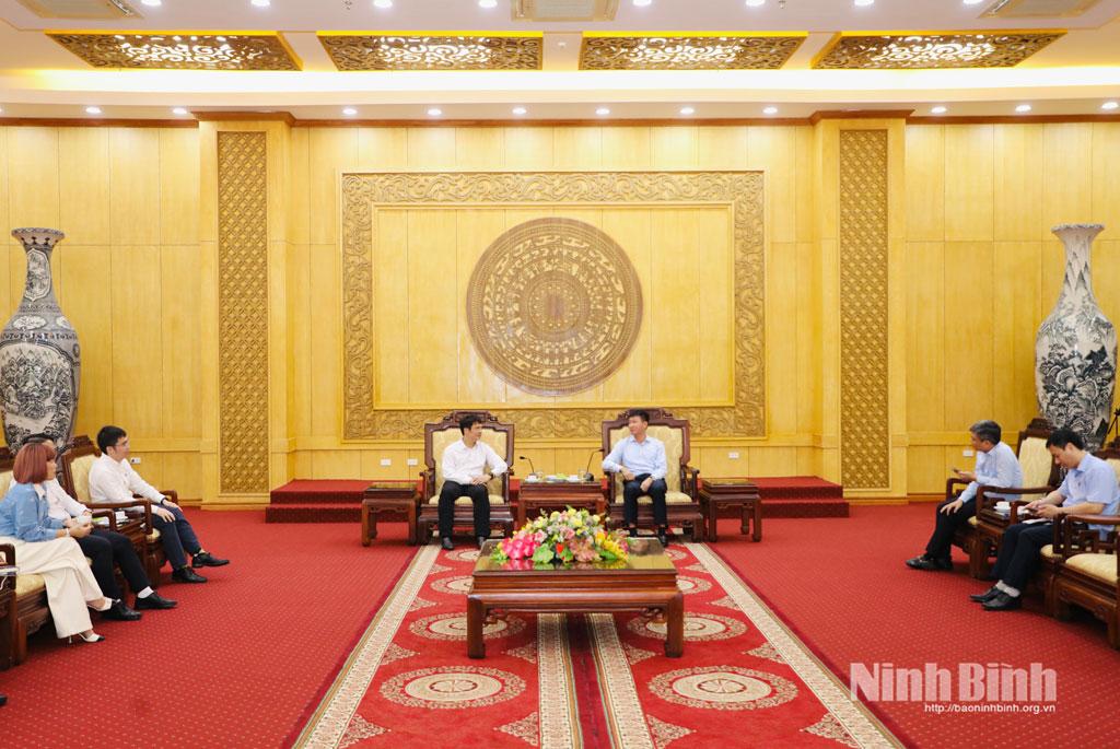 Quang cảnh buổi tiếp đón.