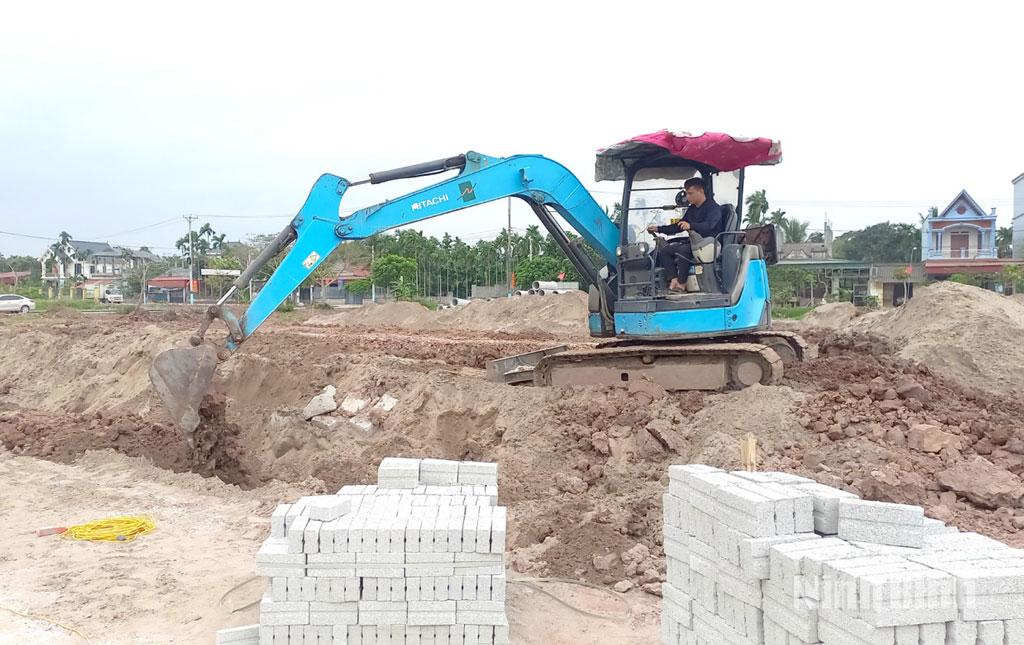 Xây dựng khu tái định cư phục vụ GPMB thi công đường Vành đai 5 tại xã Bình Lục.