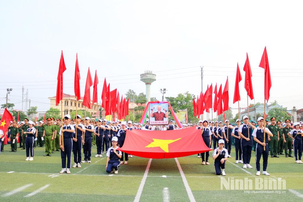 Quanh cảnh lễ khai mạc Đại hội.