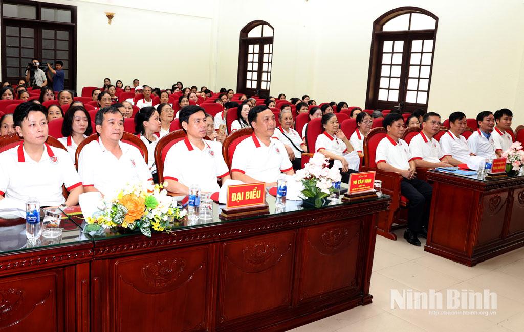 Các đại biểu dự lễ mít tinh hưởng ứng Ngày Thế giới phòng, chống tăng huyết áp.