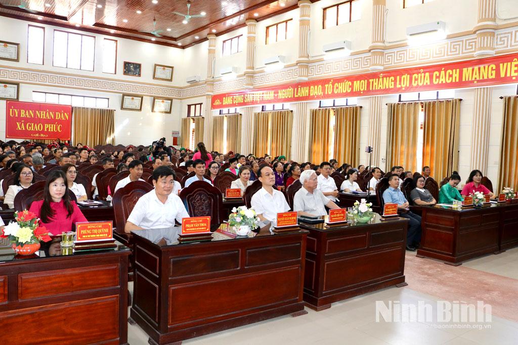 Các đại biểu dự bế mạc lớp tập huấn.