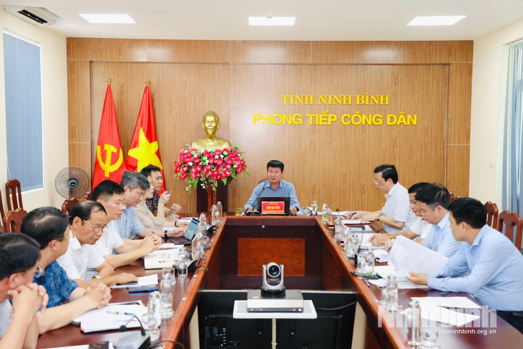 Quang cảnh phiên tiếp công dân.