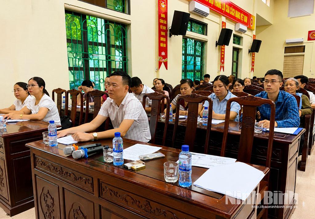 Các đại biểu tham gia lớp tập huấn.