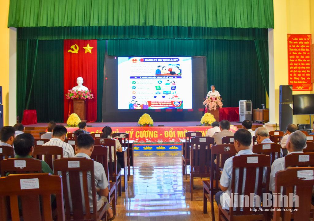 Quang cảnh hội nghị tập huấn.