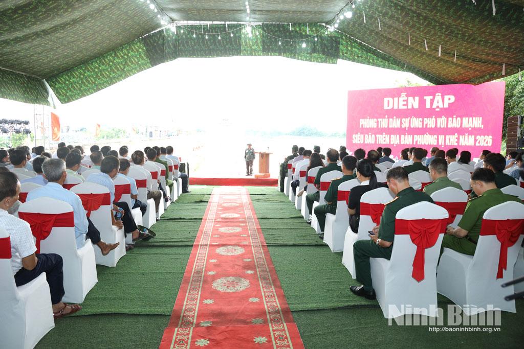 Quang cảnh buổi diễn tập.