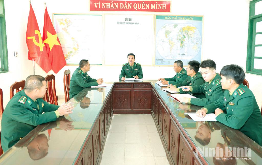 Đồn Biên phòng Quất Lâm duy trì nền nếp sinh hoạt cấp ủy, góp phần nâng cao chất lượng công tác Đảng, công tác chính trị trong đơn vị.