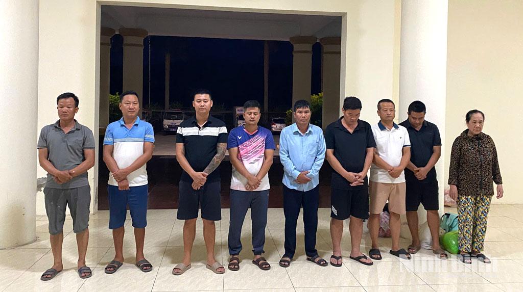 Một số đối tượng trong vụ án.