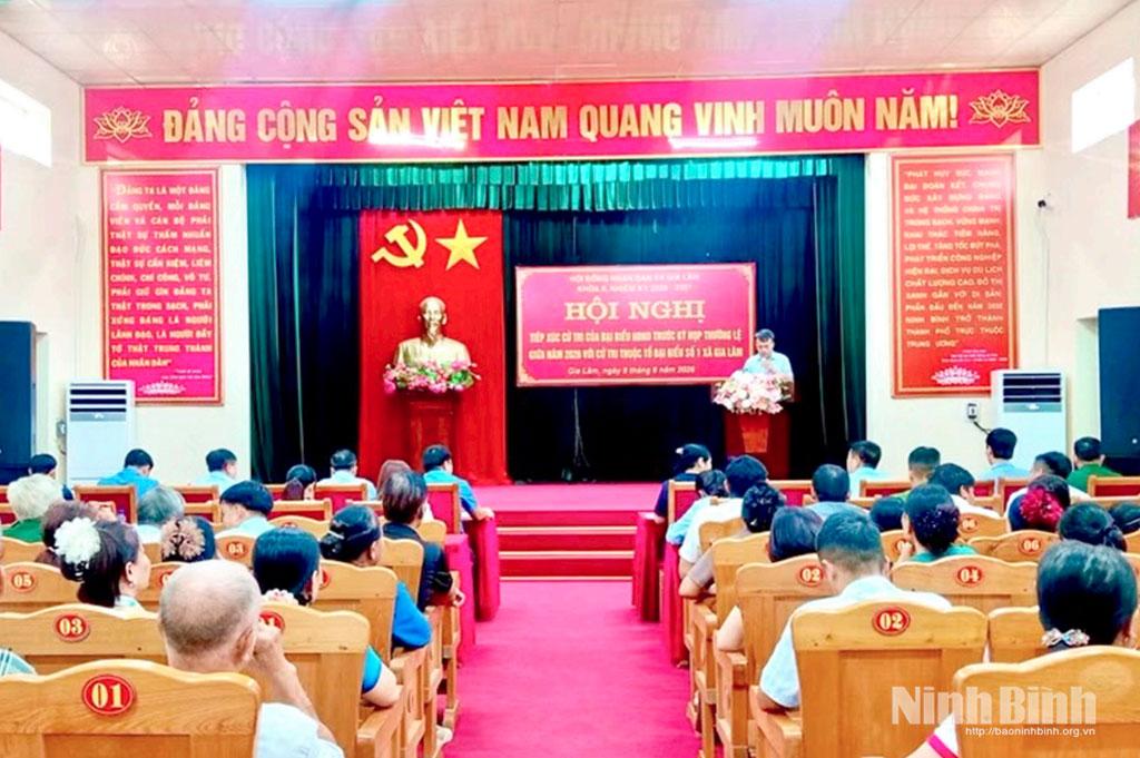 HĐND xã Gia Lâm phối hợp tổ chức Hội nghị tiếp xúc cử tri trước kỳ họp thường lệ giữa năm 2026.
