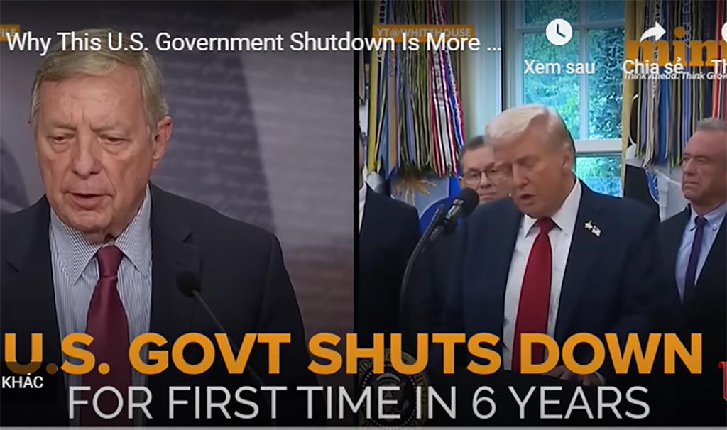 Chính phủ Mỹ bước vào ngày đóng cửa thứ 20 sau cuộc bỏ phiếu lần thứ 11 để tìm cách chấm dứt tình trạng đóng cửa chính phủ vào ngày 20/10.