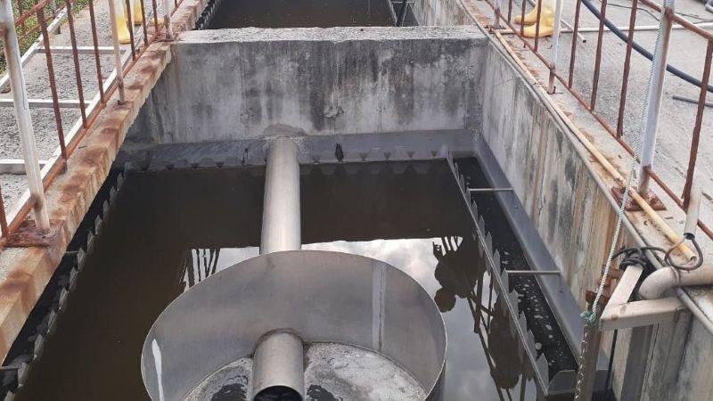 Hệ thống xử lý nước thải sinh hoạt. (Ảnh: PV)