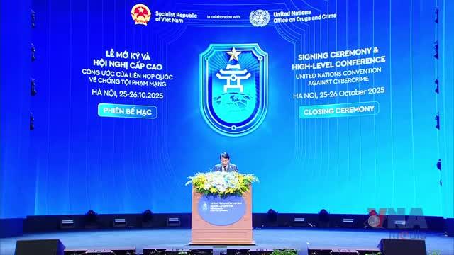 Bế mạc Lễ mở ký Công ước Hà Nội.